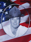 Dick Culver with Flag